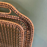 Vintage rattan chair house drucker