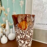 Large vintage Fat Lava vase 1970