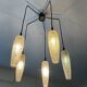 Vintage 5-light chandelier from the 60s