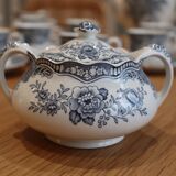 Service à café "Bristol" Crown Ducal, complet, Porcelaine anglaise de 1930