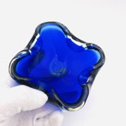 Murano Sommerso Cobalt Blue Dish - 1960
