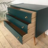 Vintage duck blue dresser