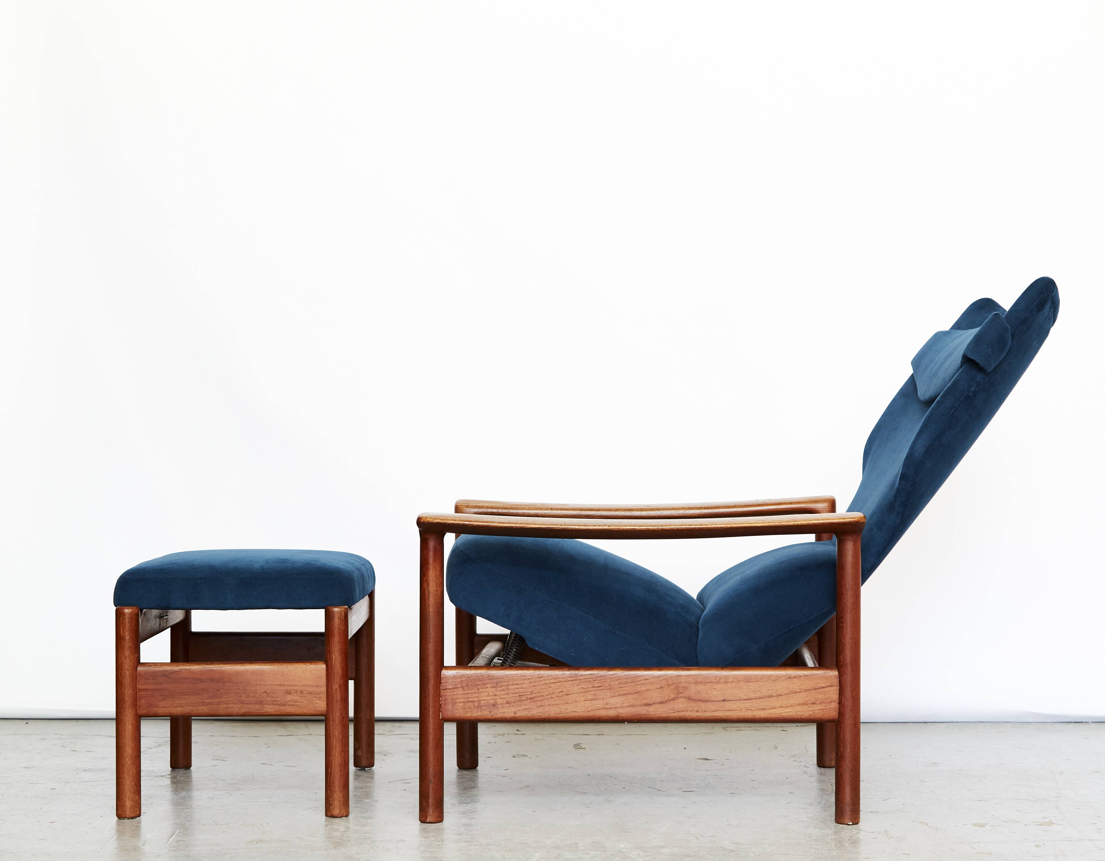 Fauteuil Rock Royal avec Ottoman par Sven Ivar Dysthe pour Arnestad Bruk