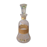 Vintage gold-plated bell-shaped carafe