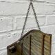 Vintage wall mirror with bevelled glass