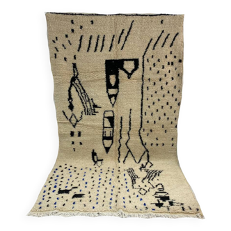 Handmade Moroccan Berber rug 276 x 150 CM