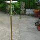 lampadaire liseuse bronze dore italie