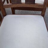 Set of four Art Deco chairs oak Amsterdam School Design 30's