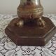 Antique 18th Century Church Altar Candlestick Converted to Table Lamp
