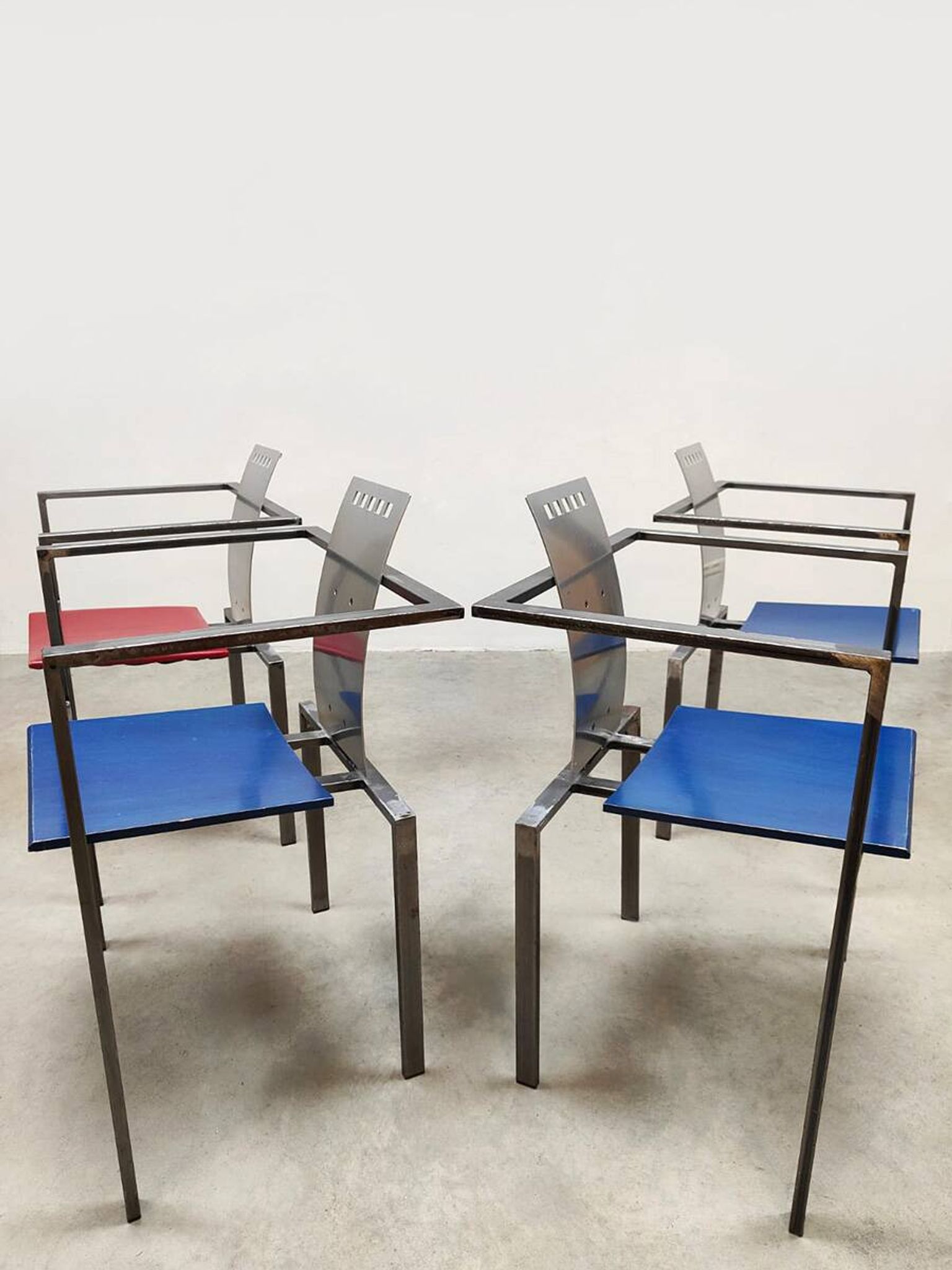 Vintage postmodern chairs 1980