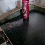 Antique Gien cylinder vase