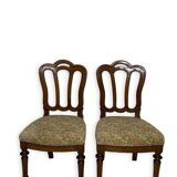 Ensemble de quatre chaises de style Umbertine