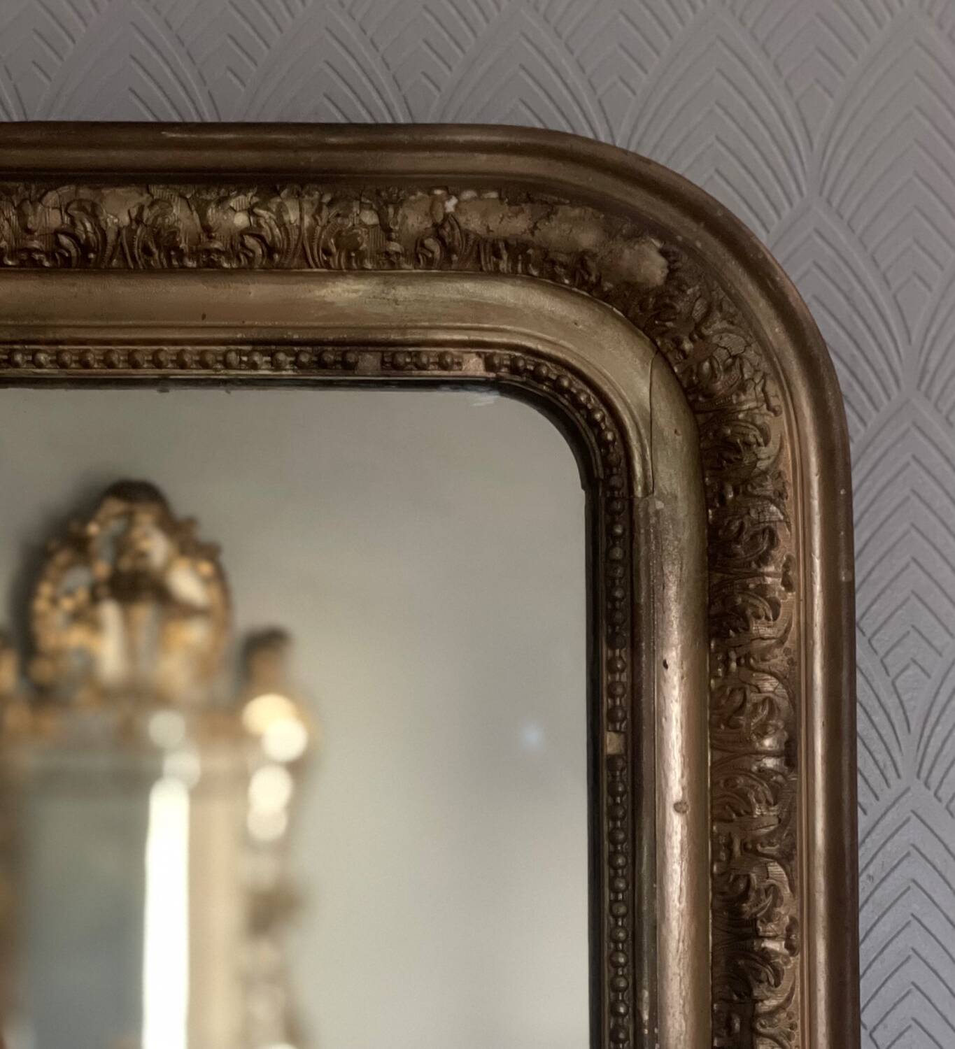Louis Philippe mirror 75cm.