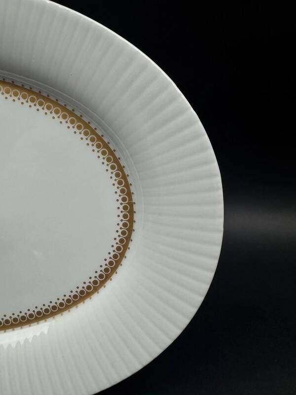 Rosenthal Tapio Wirkkala small oval ripple dish