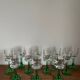 11 stemmed glasses