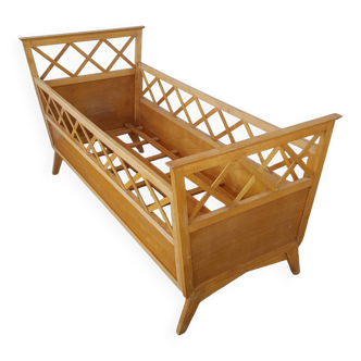 Wooden children's bed