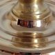 Pair of golden lamps