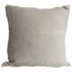 Hand-embroidered wool cushion cover, tribal geometric pattern 40 x 40.