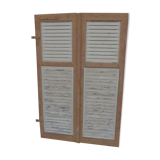 Double rack and pinion shutters