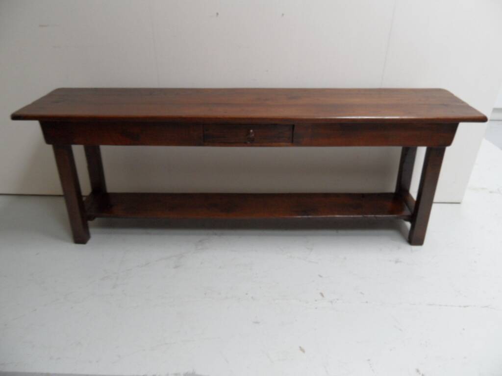 Table de travail en chêne ancien