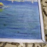 Seaside, oil on panel