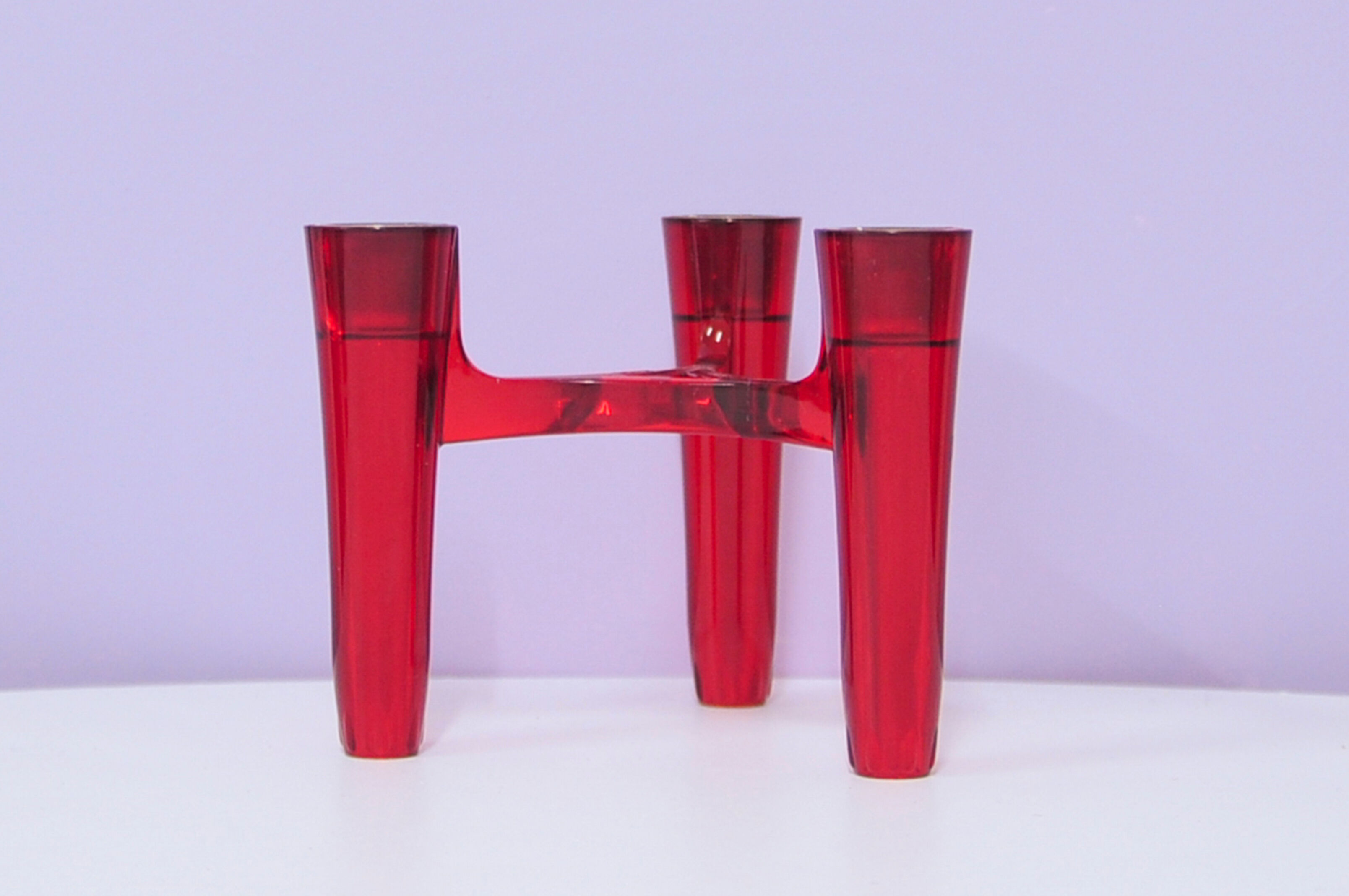 Vintage plastic candlestick koziol