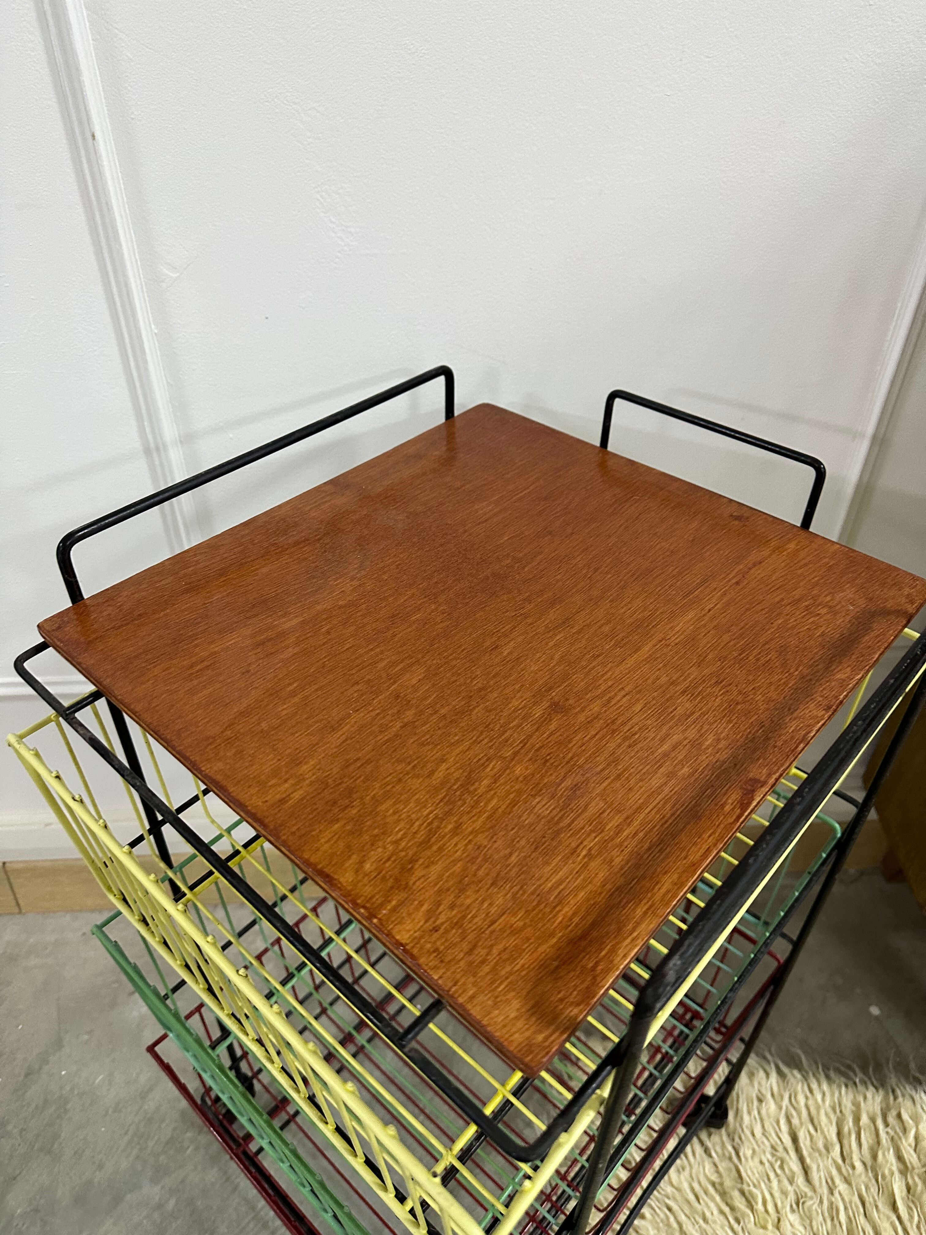 Metal furniture with 50's baskets