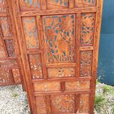 3-panel solid wood screen