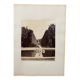 Photo Parc de Schoenbrunn 19th century albumen laminated cardboard