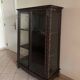 Thai trapezoidal display cabinet in carved solid wood