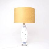 Set of 2 porcelain table lamps by Le Dauphin, 1970s