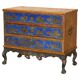 Commode campagne polychrome 1778 en bois style George III