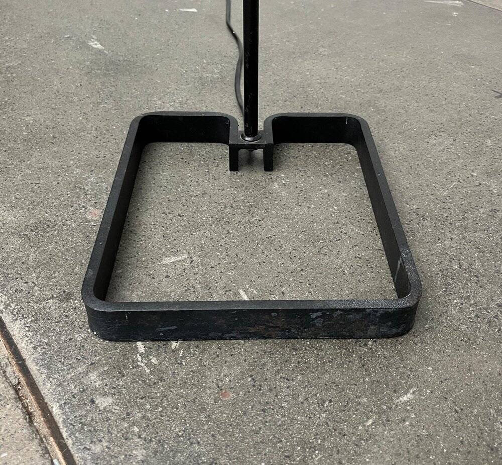 Modern minimalist Danish floor lamp from the mid-century, 1960s.