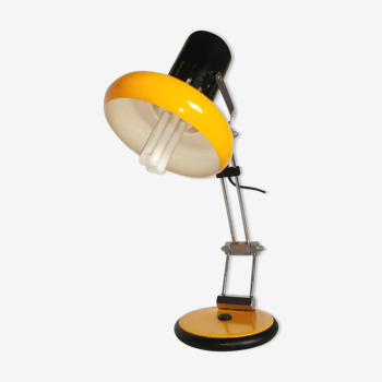 Articulated lamp in lacquered steel, Aluminor, France, 1980.