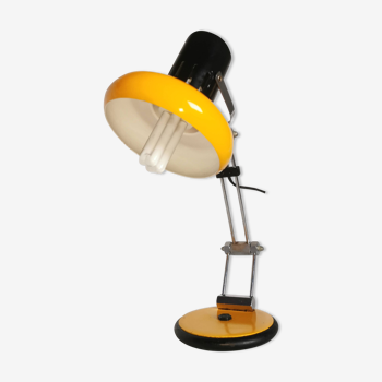 Lampe articulée en acier laqué, Aluminor, France, 1980