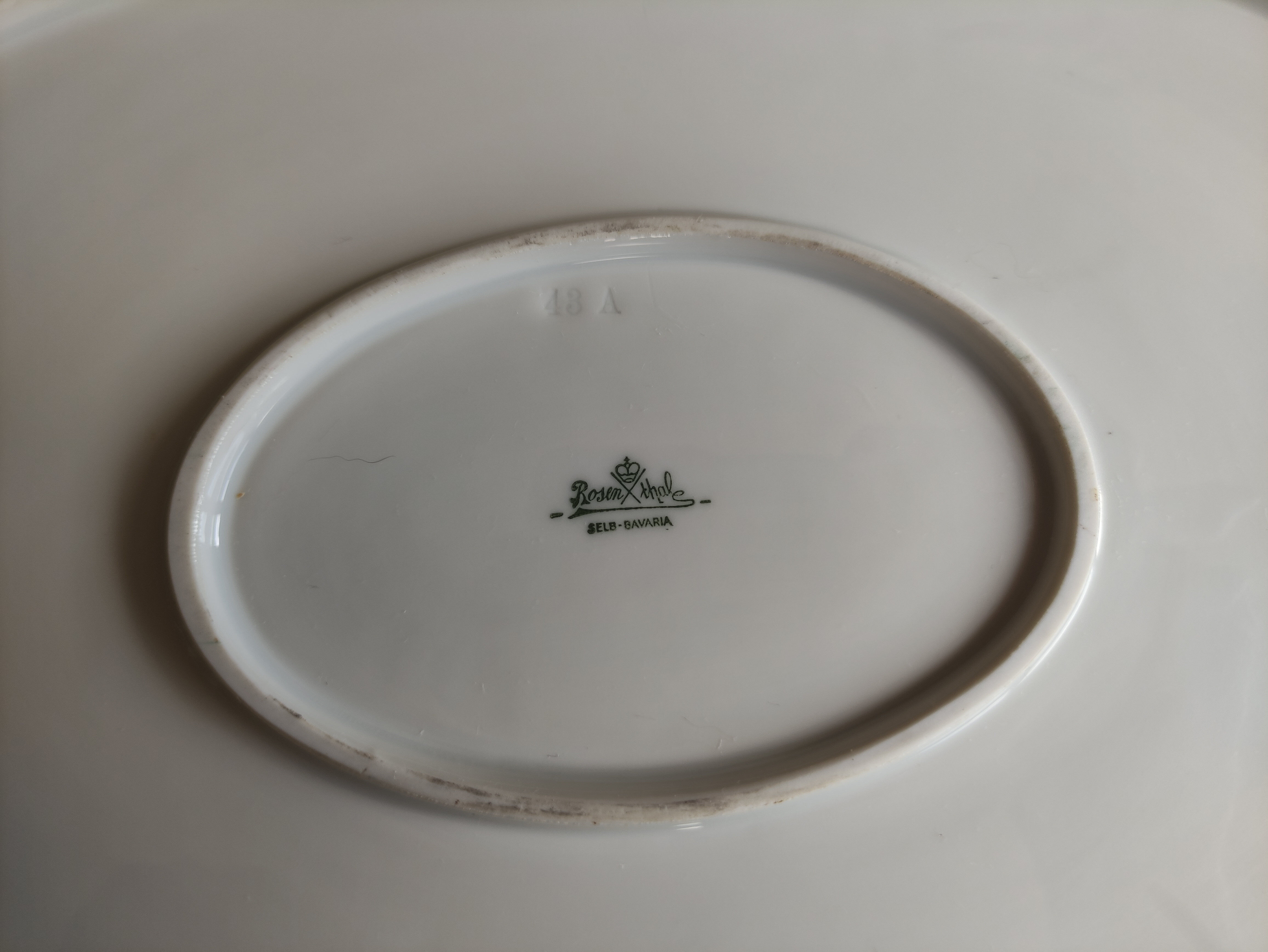 3 serving dishes in Rosenthal white porcelain - Art Deco