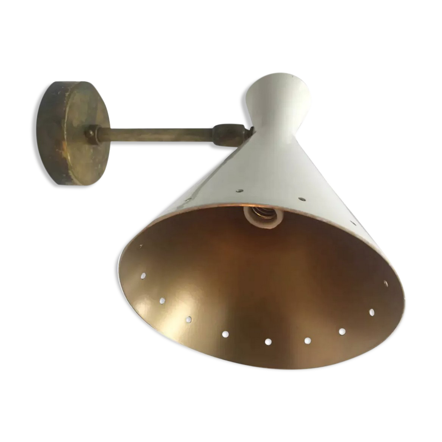 Wall lamp White Inner Cocotte Gold