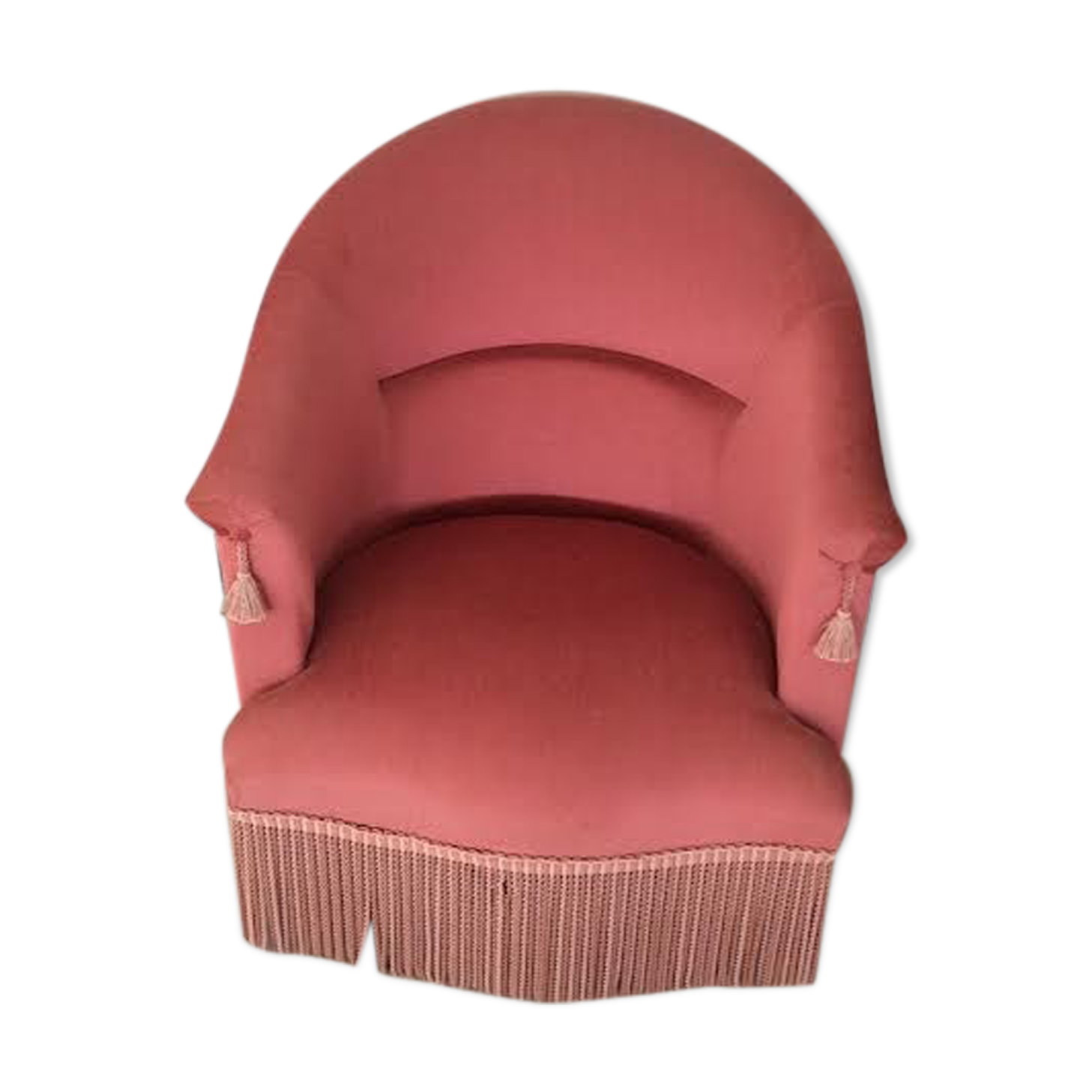 Toad armchair in Pink Velvet