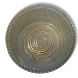 Vintage ribbed glass bowl