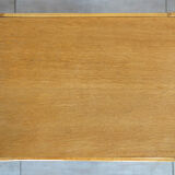 Porte vinyles/revues rotin bambou vintage