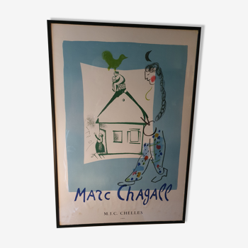 Lithographed poster by Marc Chagall