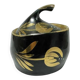 AEY Sugar Bowl Iza, black porcelain, Chodzież