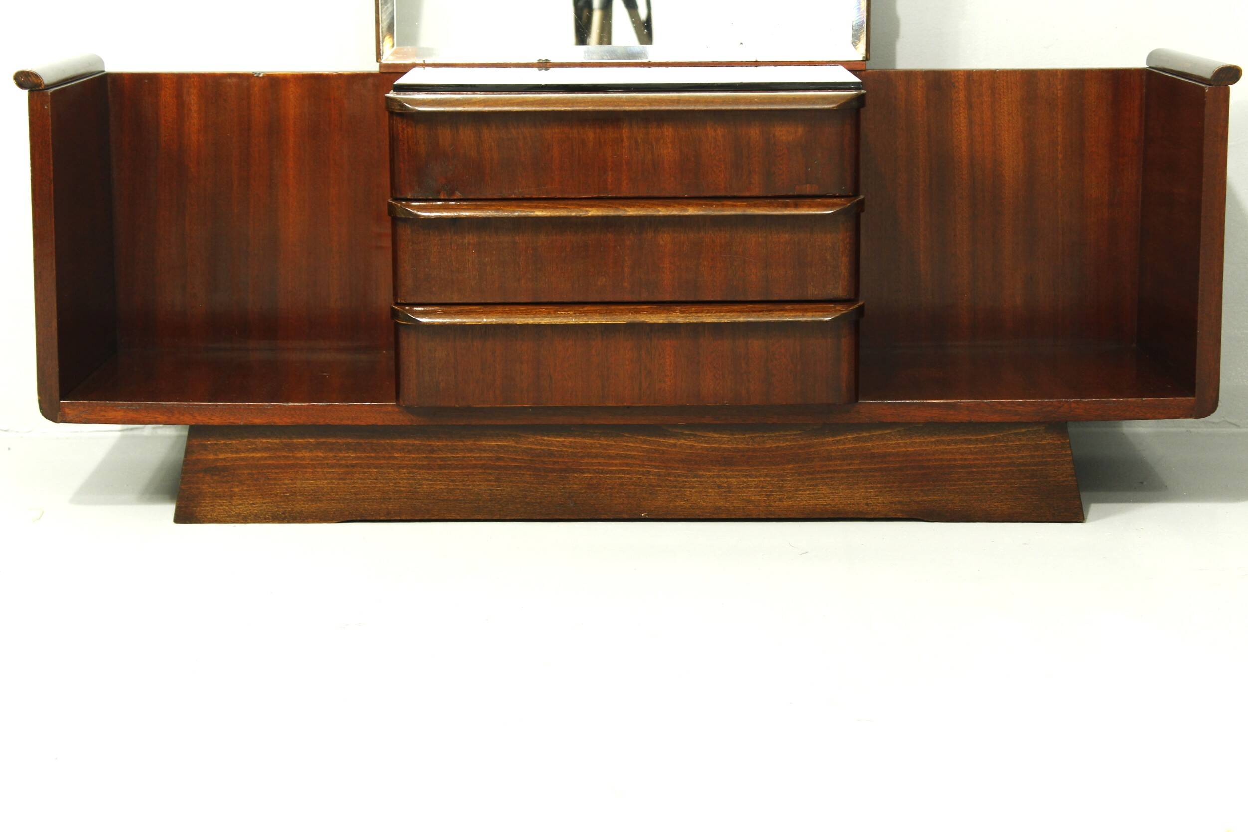 Commode avec miroir, années 1950