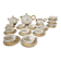 Porcelain coffee service from Limoges, Charles Ahrenfeldt manufacture.