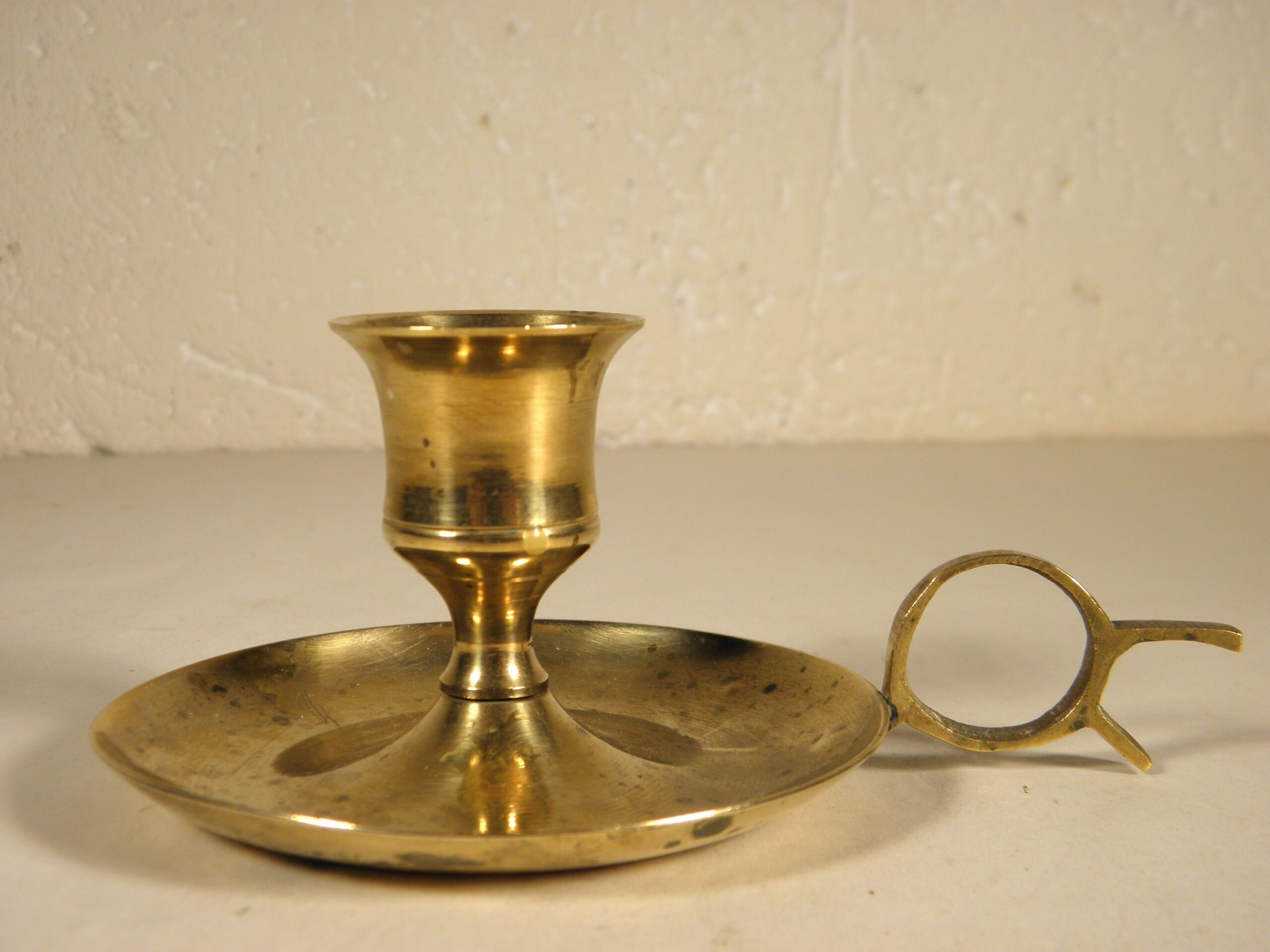 Brass candle holder