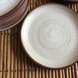 Series of 9 sandstone plates