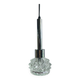 Suspension verre et chrome 70’s