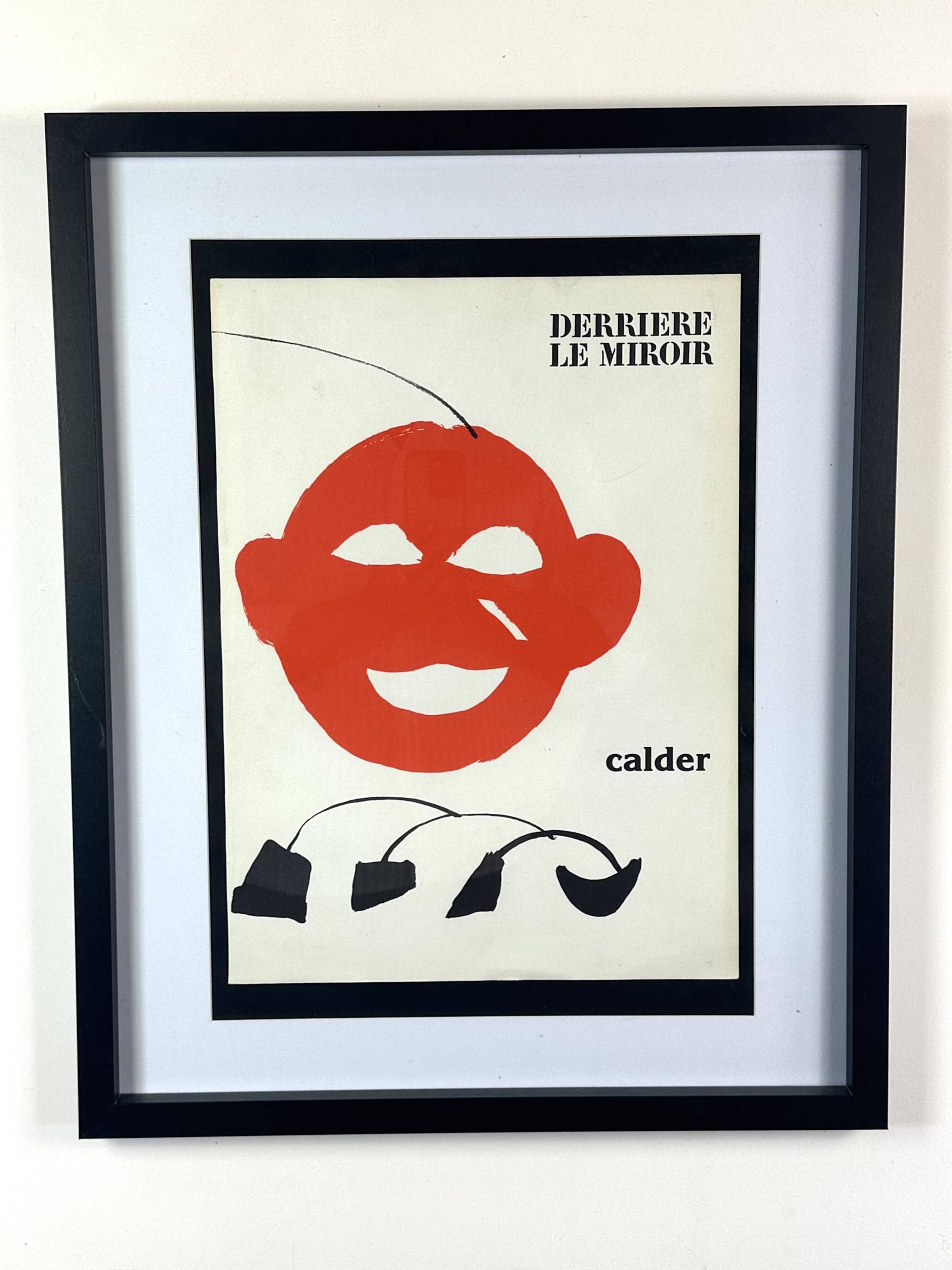 Two Lithographs Alexander CALDER - DLM Behind the Mirror - Maeght