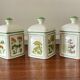 Spice pots and their tray Villeroy and Boch in earthenware