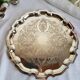 Silver-plated service tray English